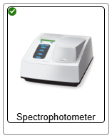 <p>Spectrophotometer</p>