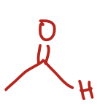 <p>H attacks C → OMe reacts as a Leaving Group → Aldehyde</p>