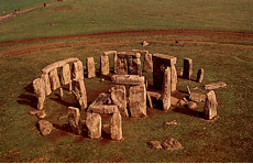 <p>Stonehenge's circles of trilithons probably functioned as an astronomical observatory and solar calendar. The sun rises over its "heel stone" at the summer solstice. Some of the megaliths weigh 50 tons.</p>