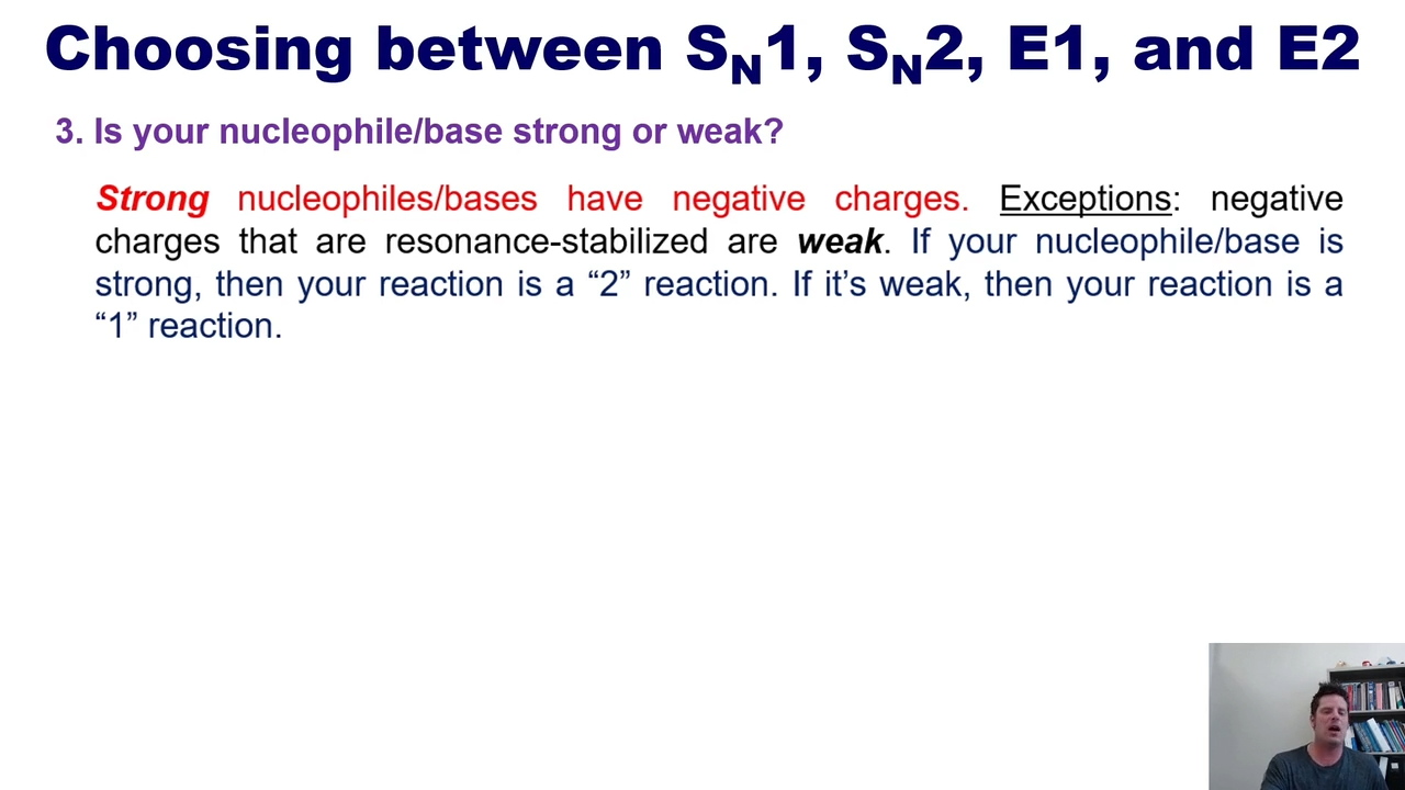 <p>then it is a weak reaction</p>