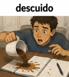 <p>descuido</p>