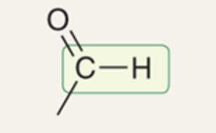 <p>C-H in aldehyde</p>
