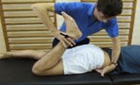 <p>Prone passive knee flexion; spontaneous hip flexion indicates tight rectus femoris.</p>