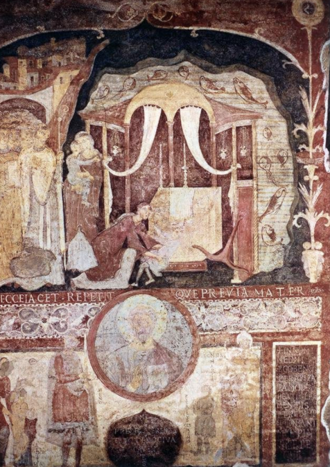 <p>Miracle fresco at San Clemente</p>