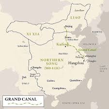 <p>The 1,100-mile (1,700-kilometer) waterway in China linking the Yellow and the Yangzi Rivers. It was begun in the Han period and completed during the Sui Dynasty.</p>