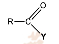 <p>Compounds in which the -OH group in the carboxylic acid is replaced by -Y which can be -F, -Cl, -Br, -I, -OR’, -NH<sub>2</sub></p>