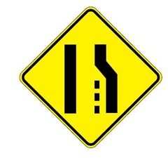 <p>What does this road sign indicate?</p>
