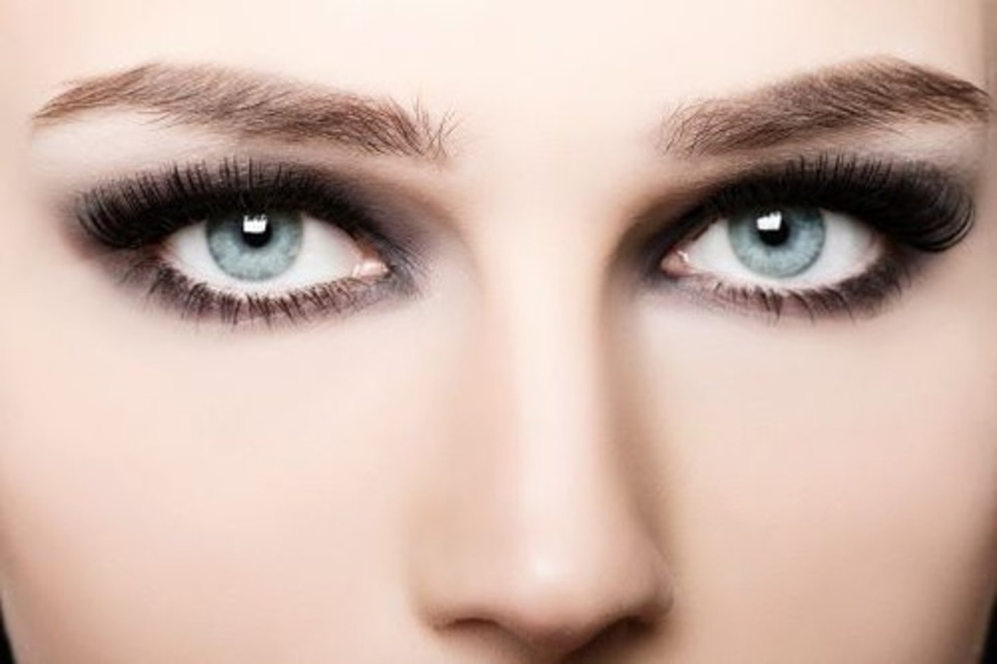 <p>She has blue eyes</p>