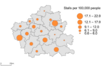 <p><span style="background-color: transparent;">A symbol that changes in size according to the value or how much is there. Ex: The larger the circle, the more in that state.</span></p>