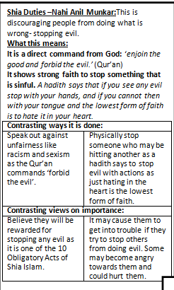 <p>"If you see any evil stop it with your hands, and if you cannot then with your tongue and the lowest form of faith is to hate it in your heart”<br><br><br>“Enjoy Good and forbid Evil”</p>