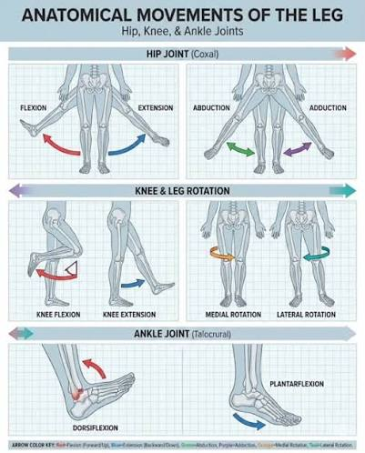 <p>Movements of Knee (Lower Leg)</p>