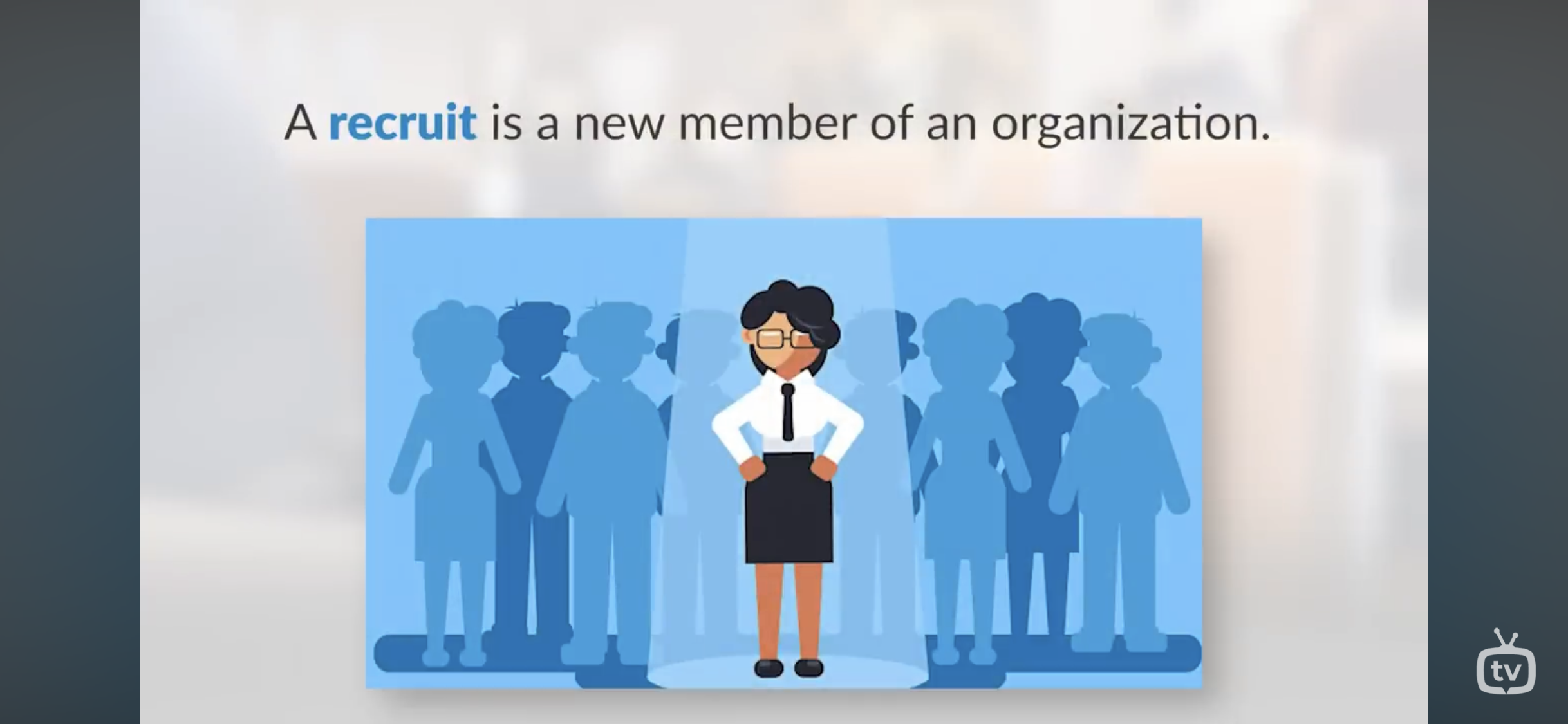 <p>Is a new member of an organization</p>