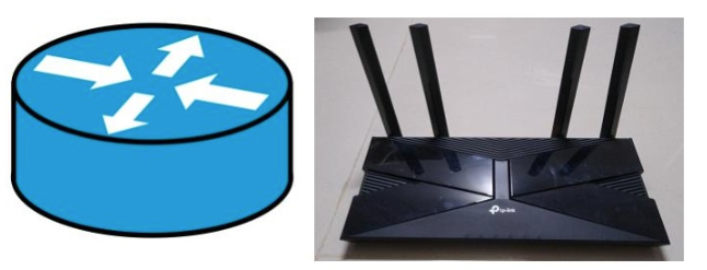 <p>An OSI Layer 3 device that routes traffic between IP subnets, making forwarding decisions for reaching the destination IP address by using routing tables. Used to connect diverse network types, connect one LAN to another LAN on a WAN.</p>