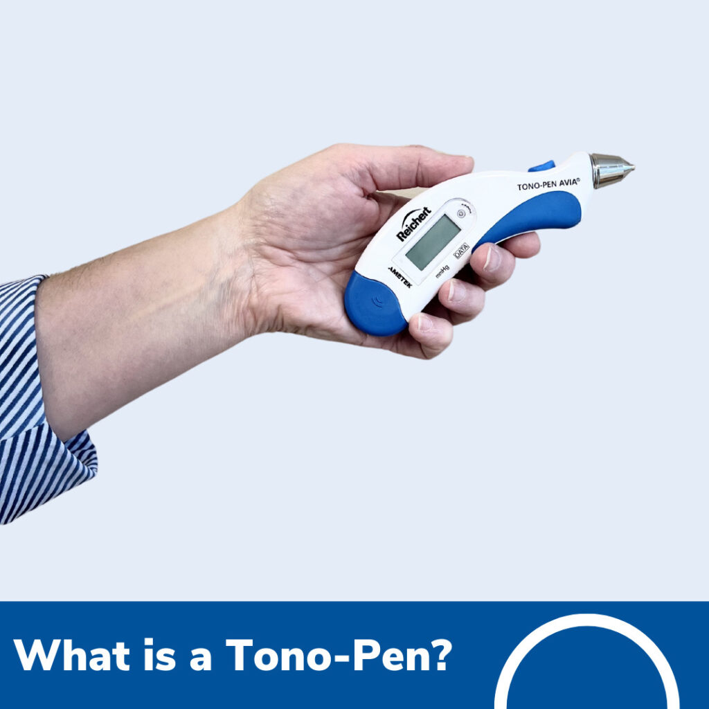 <p>Tonopen (eye pressure)</p>