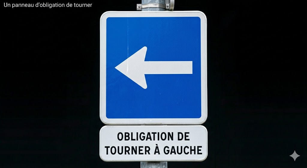 <p>Changer de direction sur la route</p>