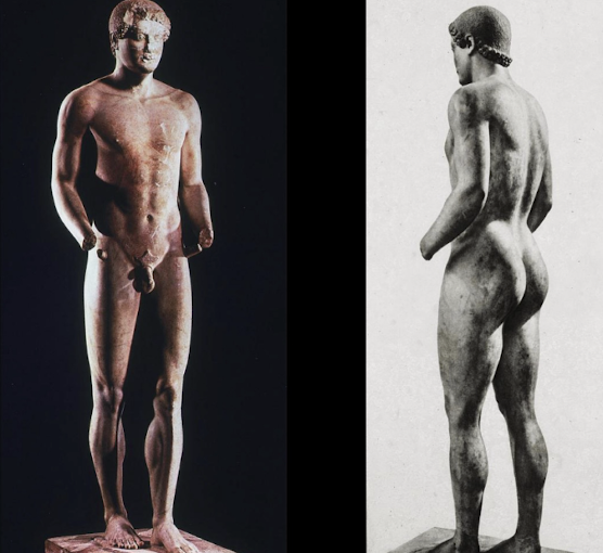 <p>Late Archaic Characteristics (Kouroi) </p>