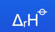 <p>What is the standard enthalpy change of reaction</p>