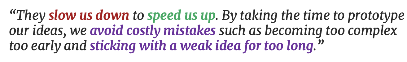 <p>Who said this quote on prototypes?</p>