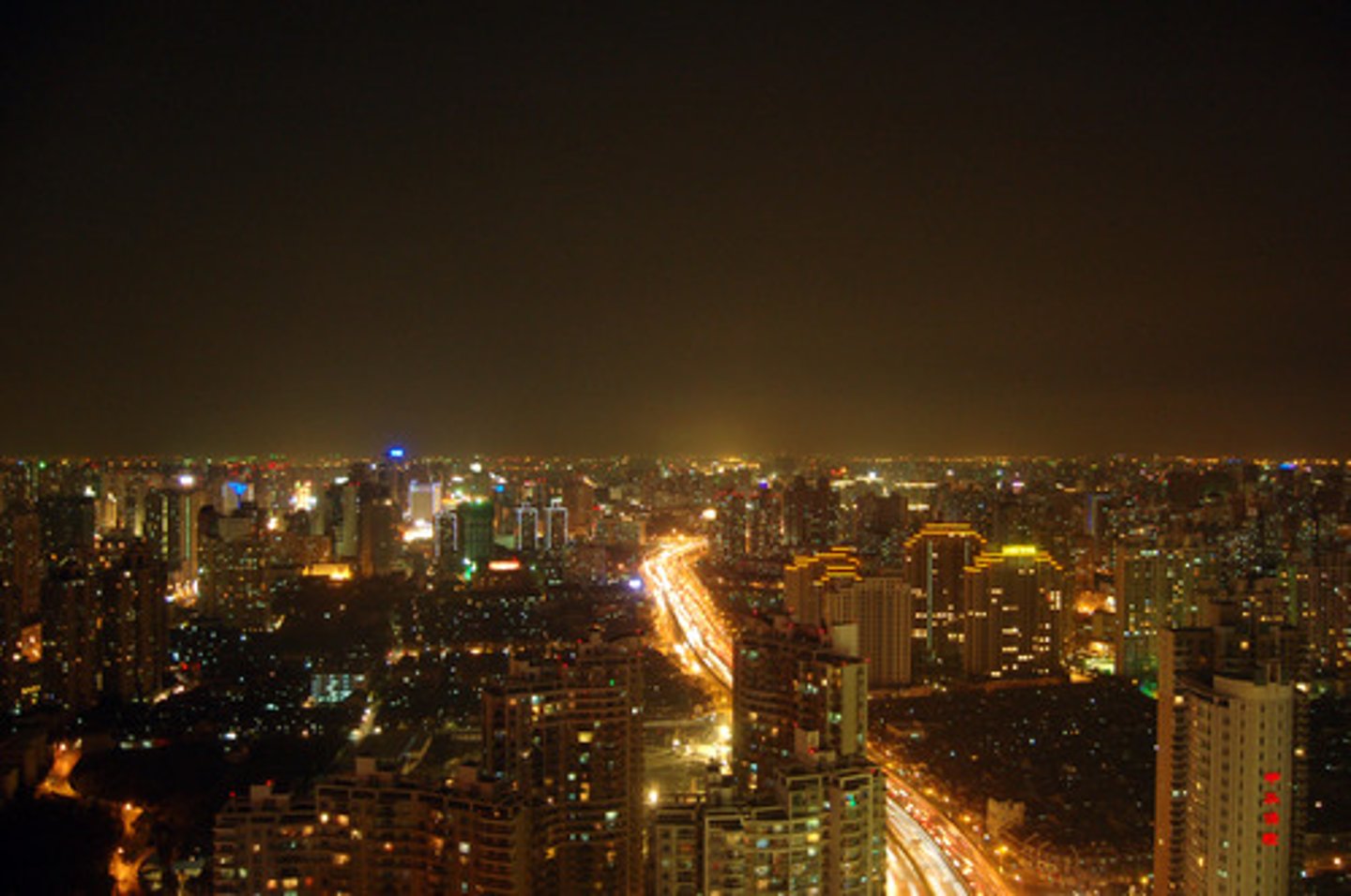 <p>In the late evening, at night</p>
