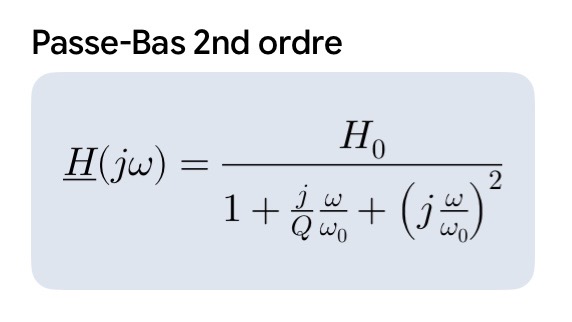 <p>Résonance/surtension ssi Q > 1/sqrt(2)</p><p>Ex : RLC avec la tension sur C</p>