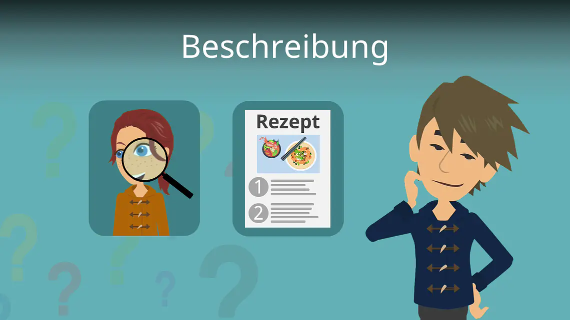 <p>die <strong>Beschreibung</strong></p>