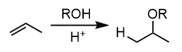 <p>Add -OR* and -H</p><p>Rearrangement possible</p>