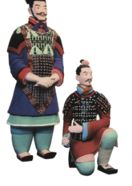 <p><span style="background-color: transparent;">What is the theory of the five elements and what does this indicate about the First Emperor’s understanding of himself? How does this theory relate to the paint utilized on the terracotta warriors below?</span></p>