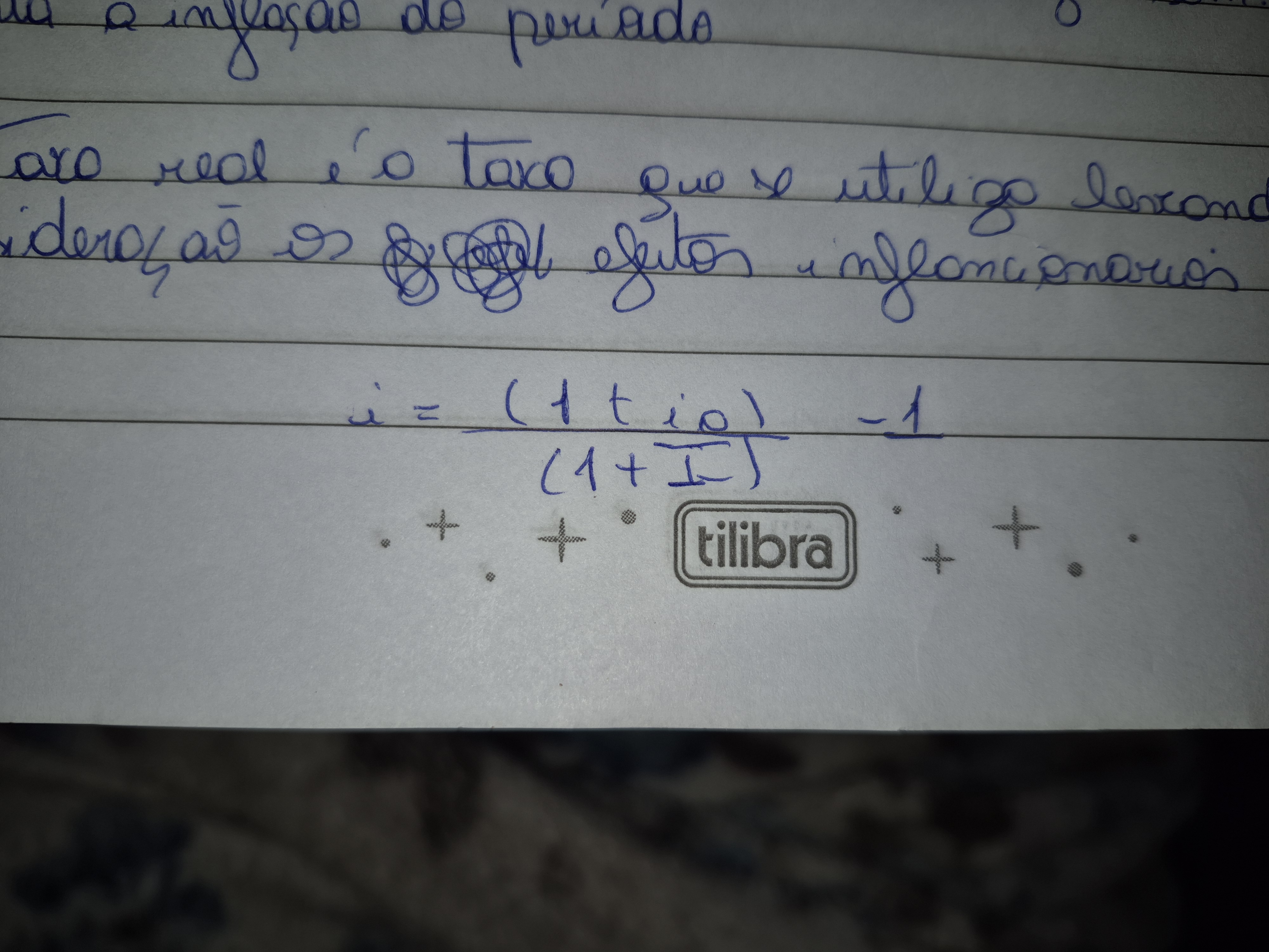 <p>Qual a diferença de taxa rel e aparente???</p>