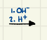 <p>aka: Hot NaOH and H3O+ </p>
