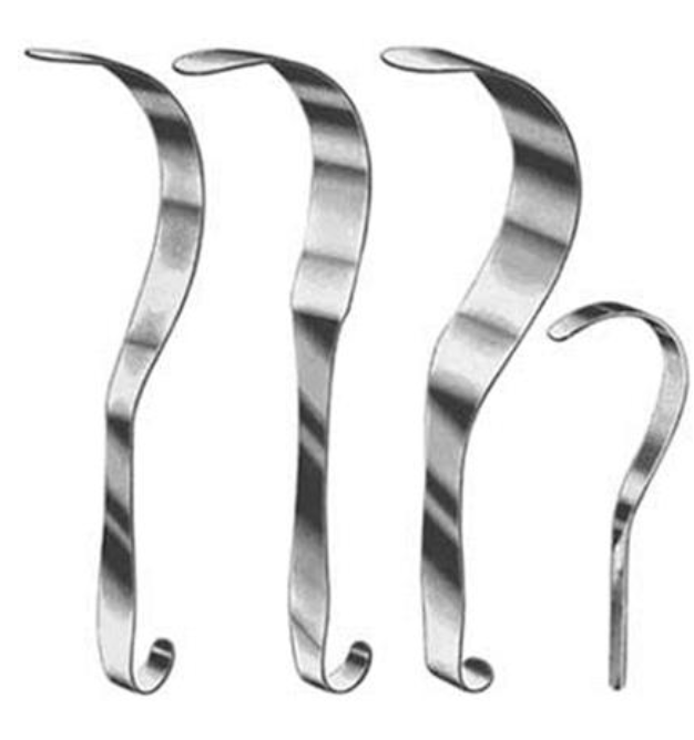 <p>These retractors can be repeatedly bent and curved to fit different angles and depths, typically used to retract deep tissue, organs, or intestines.</p>