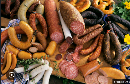 <p>sausage -sausages</p>
