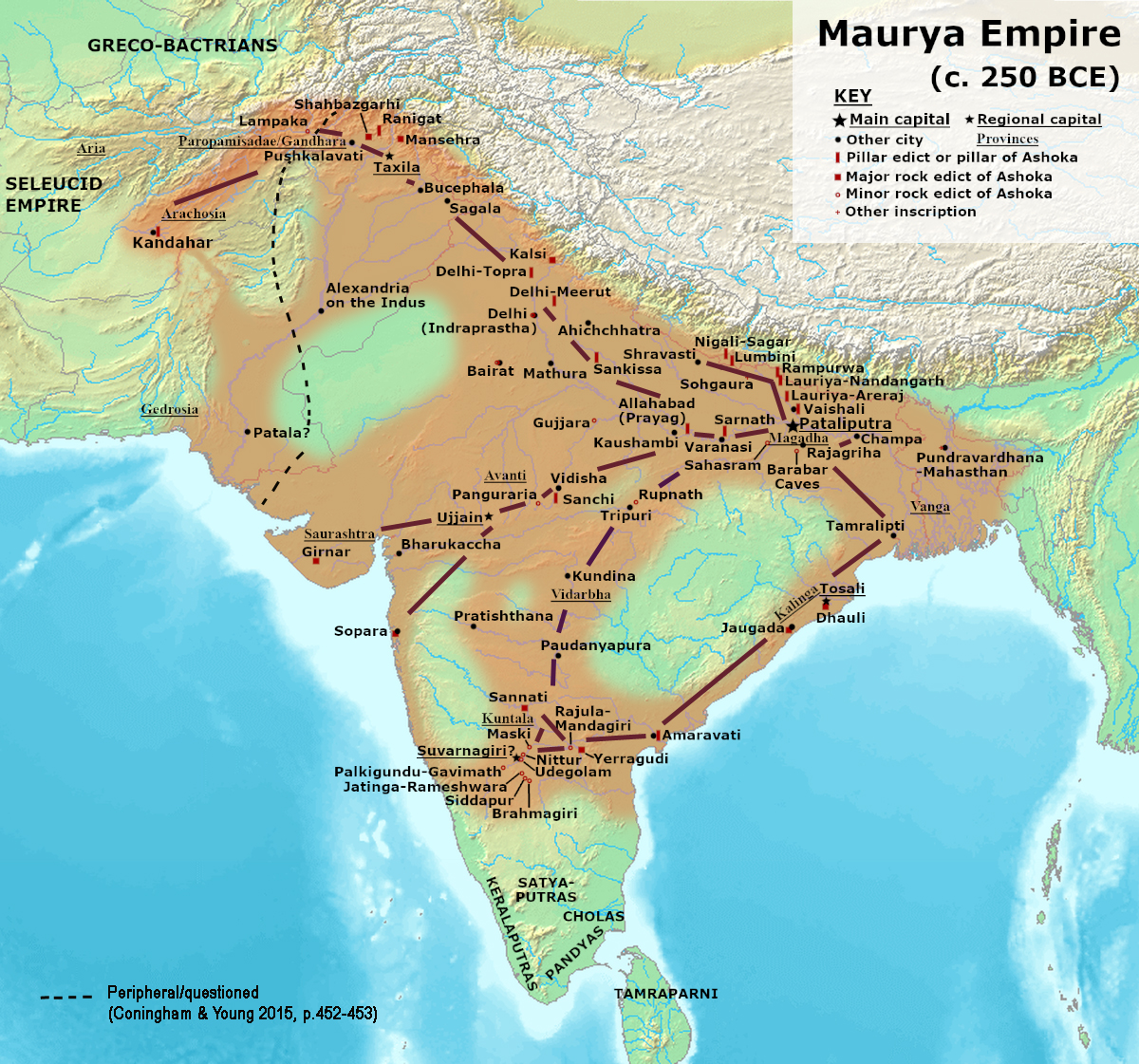 <p>Empayar Maurya</p>