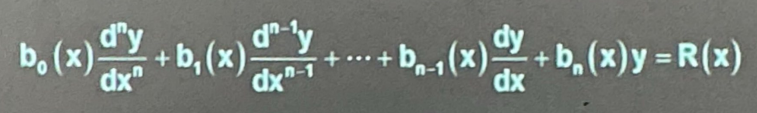 <p>NON-HOMOGENEOUS LINEAR DE solution </p>