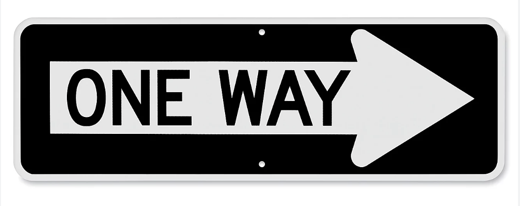 <p>One Way Sign</p>