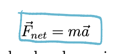 <p>these equations are presented as the main equation for a physical theory</p><p>Using N2 law to develop an equation based on the external forces acting on an object to solve for position of an object as a function of time x(t) which will describe its motion</p><p>Since they are differential equations, they require initial position and speed to solve, and the answer is a function</p>