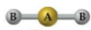 <p>What VSEPR shape has 2 bonding pairs and 3 lone pairs?</p>