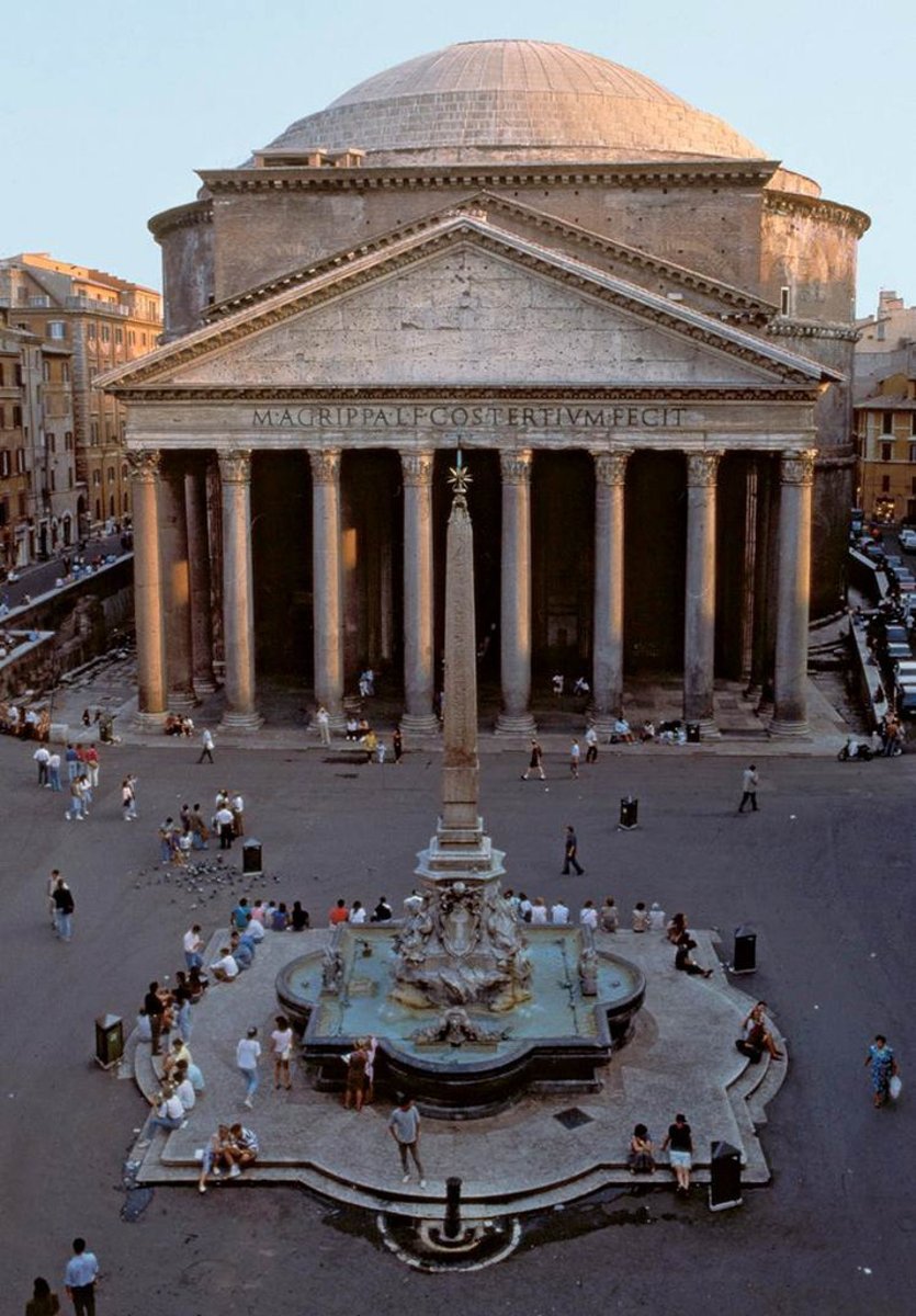 <p>is a building that is round inside and out and is topped with a dome. A rotunda can also be a large interior space topped with a dome.</p>