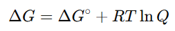 <p>Understand all terms in the free energy equation </p>