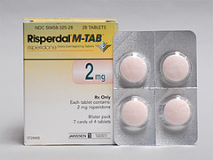 <p>Risperidone</p><p>Antipsychotic</p><p>Schizophrenia, irritability (autistic children), bipolar disorder symptoms </p>