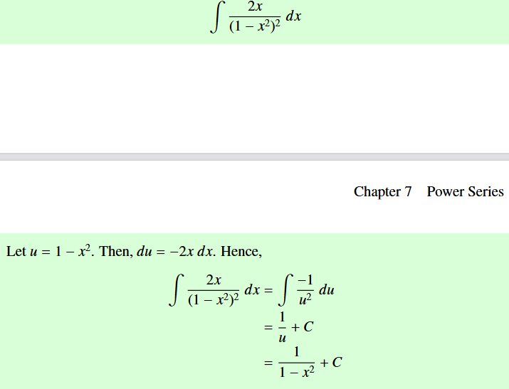 <p>you set a part of the equation as u and then du is the derivative of u. You then try to organize the u and du to make it match the equation. Then you find the integral of the new equation.</p>