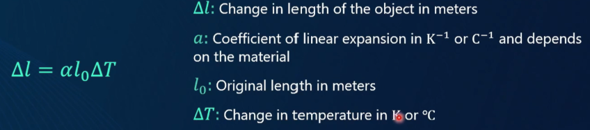 <p><span style="background-color: transparent;">The change in size or volume of an object that is subject to a temperature change.</span></p>