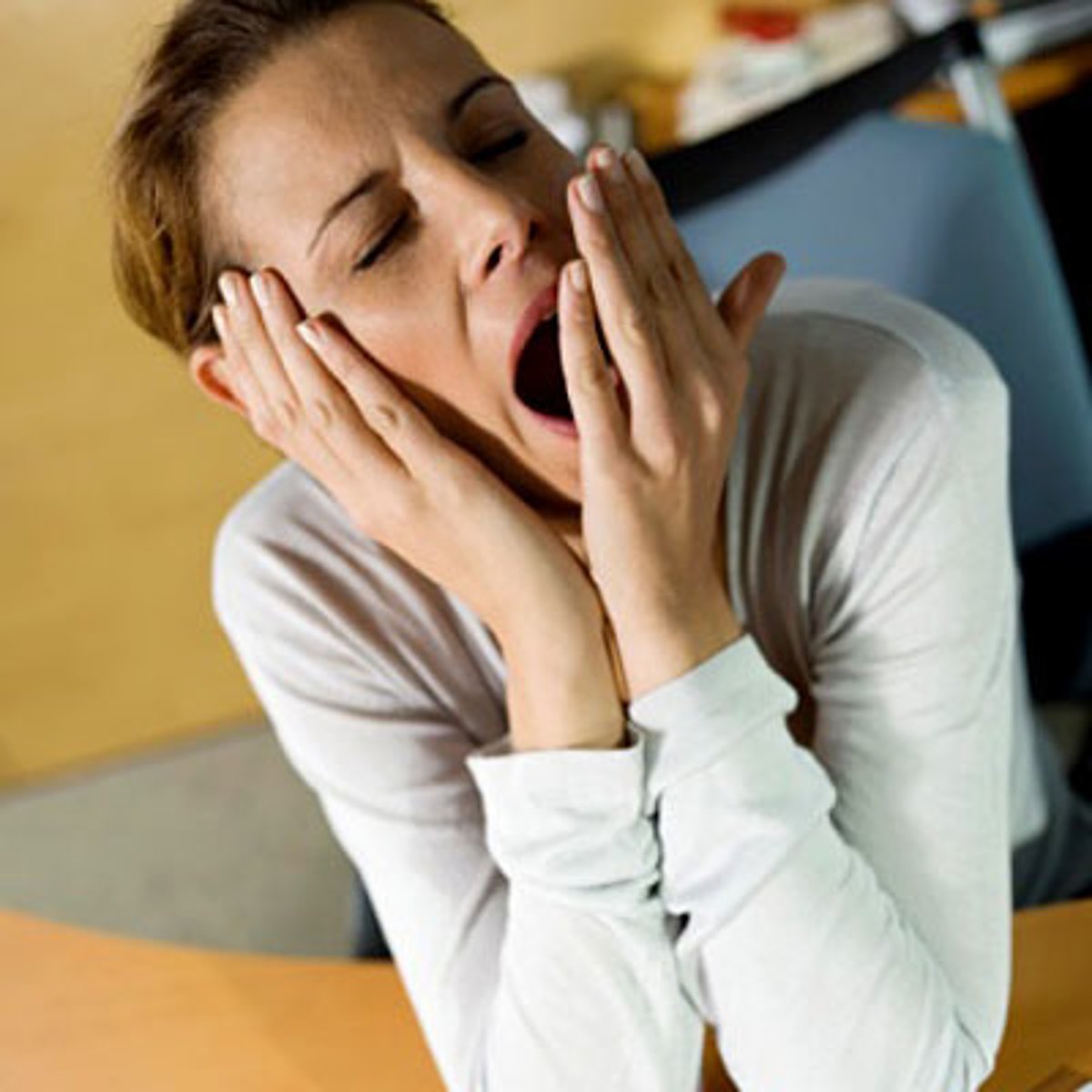 <p>to be tired</p>