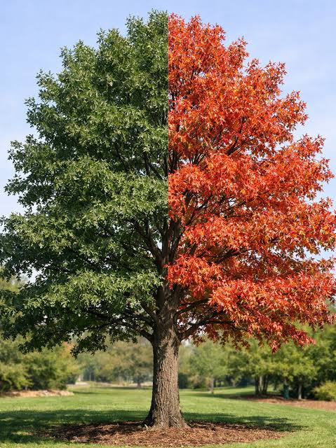<p>A classic “drooping “canopy profile, the lower branches point sharply down towards the ground, the middle branch is a horizontal, the upper branches point up</p>