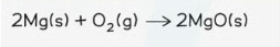 <p>heated, white solid produced</p>