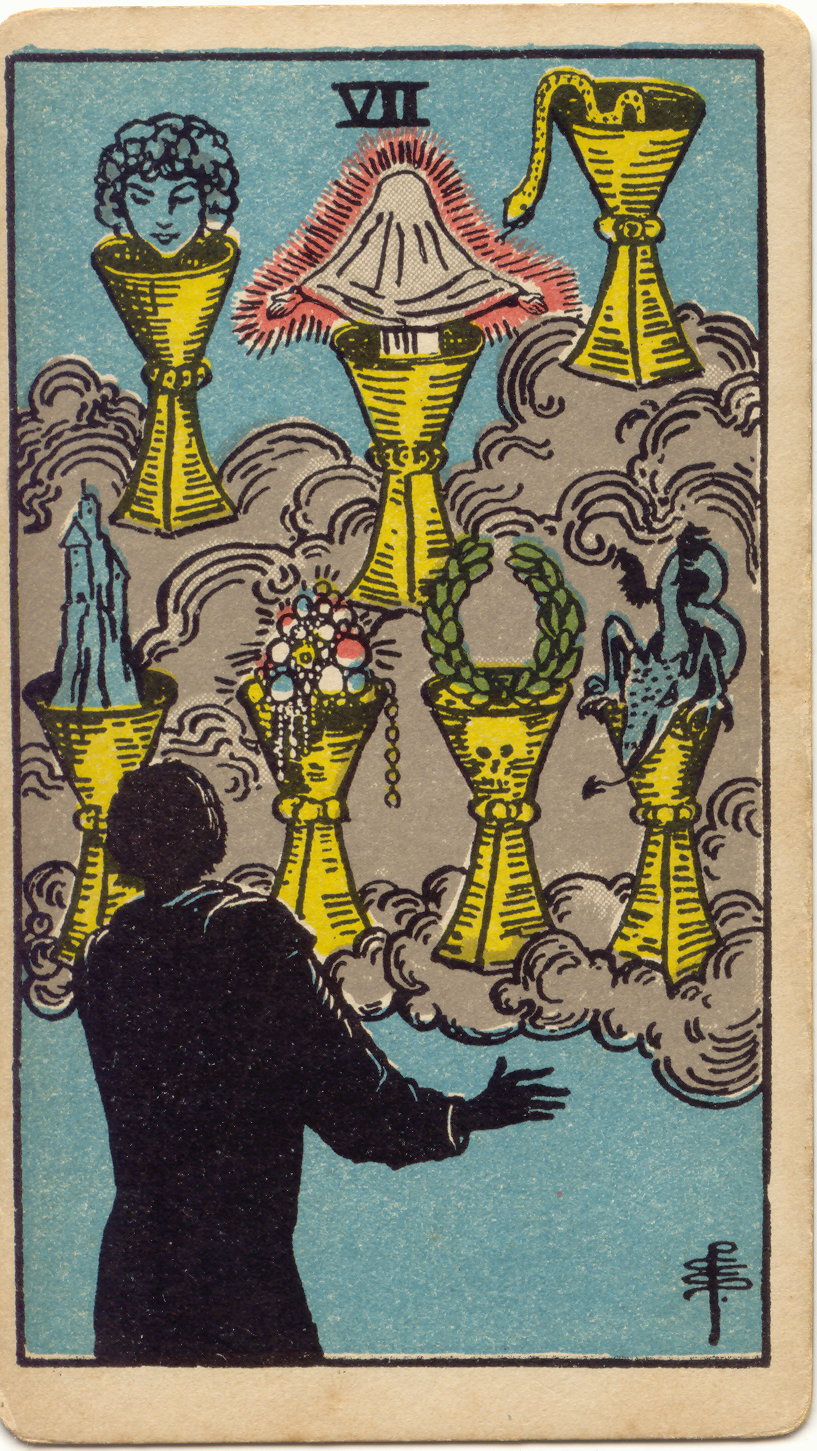 <p>Seven of Cups</p>