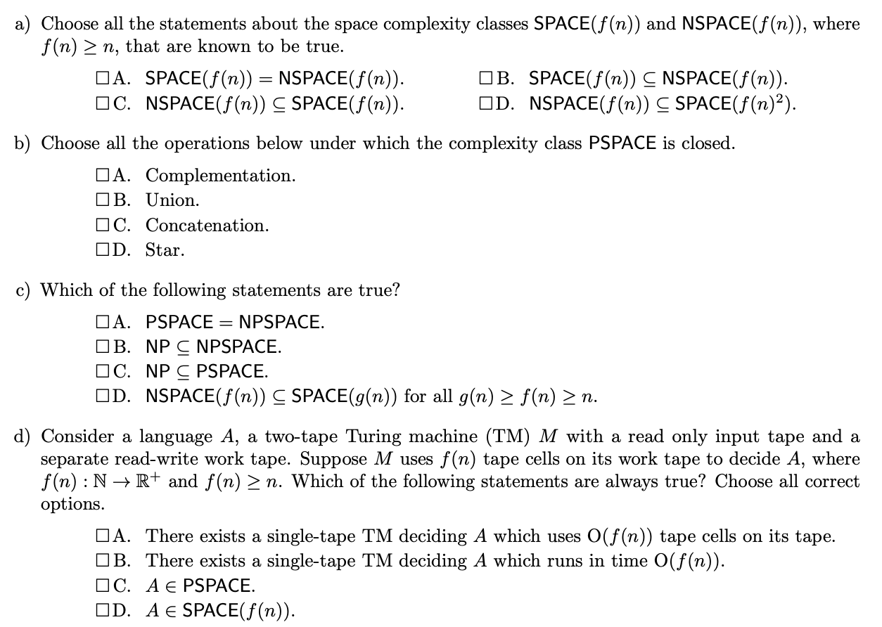 <p>Can be multiple correct or none</p>
