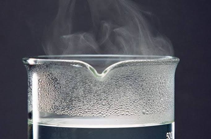 The process of turning a liquid into a vapor (gas).