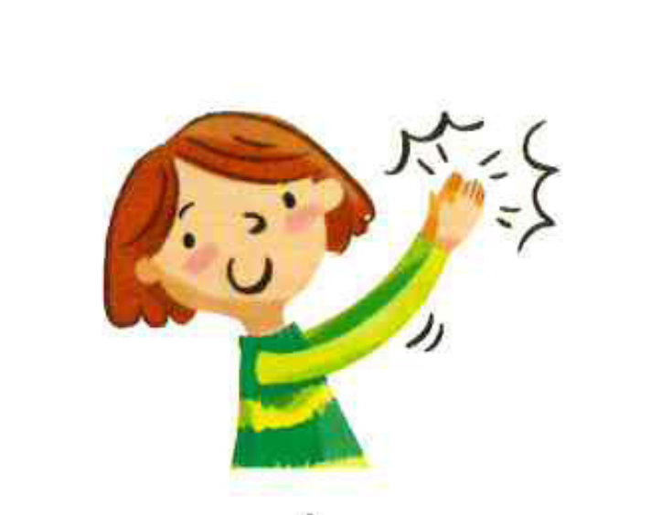 <p>clap hands</p>