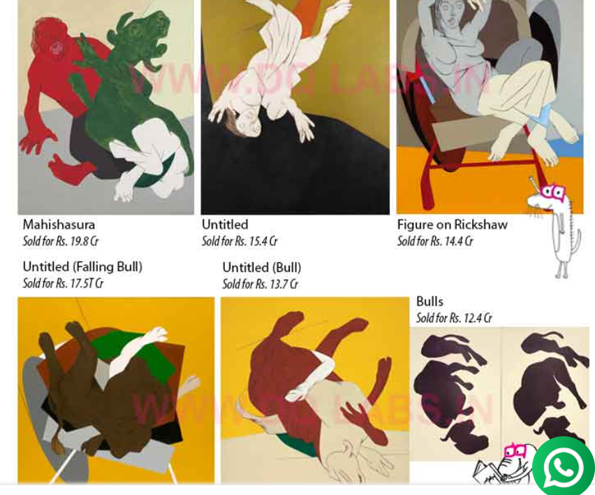 <p>Part of the Bombay Progressive Artists group. Embraced modernism, with its Post-Impressionist colours, Cubist forms, and brusque Expressionist styles</p>