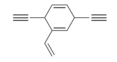 <p>How will the unsaturation be represented in the name of this compound?</p>